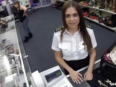 Fucking A Sexy Stewardess Hard
