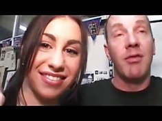 Wife gets fucked by strangers in a sex store